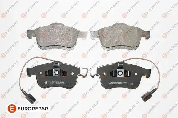 Гальмівні колодки пер. Doblo 10- (диск 305mm)(155.2x69.08x20.3) Eurorepar 1673899280 (фото 1)