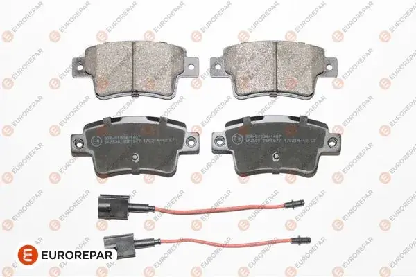 Гальмівні колодки зад. Fiat Punto 07- (BOSCH) (17x47x102) Eurorepar 1623063880 (фото 1)