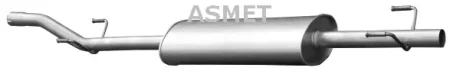 Глушитель, средн. часть Mercedes-Benz Sprinter (901, 902, 903, 904, 905) Asmet 02046
