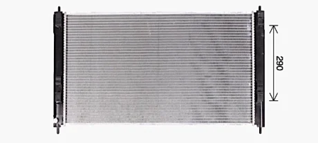 Радіатор охолодження Citroen С4/Peugeot 4008 1.8 HDi 12-/ MITSUBISHI ASX (вир-во AVA) AVA COOLING MT2274