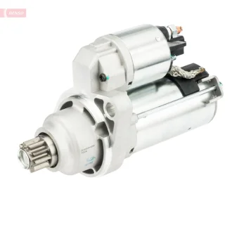 Стартер (12В, 1,2кВт, новий із заставою) AUDI A3 SEAT ALTEA, ALTEA XL, IBIZA IV, IBIZA IV SC, LEON, TOLEDO III SKODA FABIA II, OCTAVIA II, ROOMSTER, SUPERB II, YETI 1.2-3.6 02.03-05.22 DENSO DSN3027