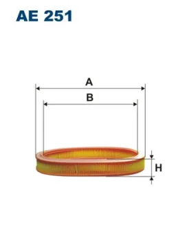 Фільтр повітряний FILTRON AE 251