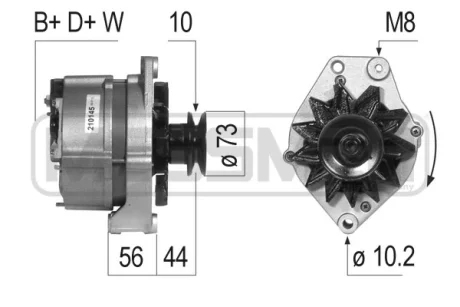 Генератор VW ERA 210145A