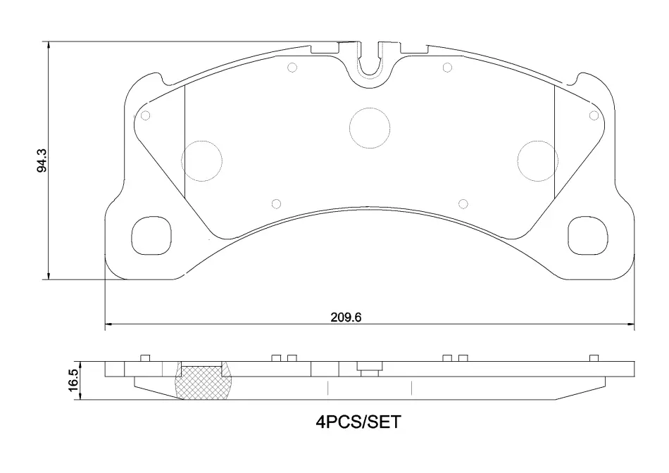 Гальмівні колодки дискові BREMBO P65047 (фото 1)