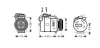 Компресор кондиціонера BMW 3 E90 (04-), 5 E60 (03-), 7 E65 (01-) AVA AVA COOLING BWAK318 (фото 1)