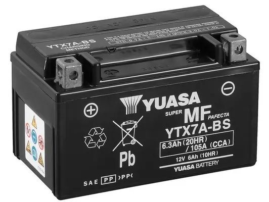 Акумулятор Yuasa YTX7ABS (фото 1)