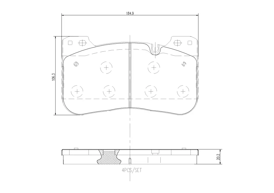 Гальмівні колодки дискові BREMBO P06100 (фото 1)