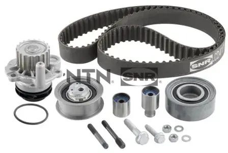 Комплект ГРМ + помпа Audi A3/Skoda Octavia/VW Caddy II/Golf/Polo 1.9TDi 95-10 (25x141z) SNR NTN KDP457.370 (фото 1)