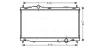 Радиатор охлаждения двигателя Lexus GS (05-) AVA AVA COOLING TO2495 (фото 1)