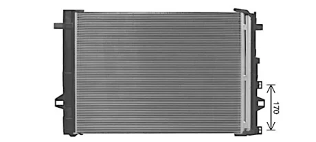 Радиатор кондиционера MB A-Class W176, B-Class W242, W246, CLA W117, GLA X156 (M AVA COOLING MS5716D