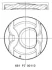 Поршень 77 (1,2) HYUNDAI ACCENT IV, ELANTRA V, I30, I40 I, I40 I CW, IX35, TUCSON, VELOSTER KIA CARENS IV, CEE\'D, PRO CEE\'D, SOUL I, SOUL II, SPORTAGE III, SPORTAGE IV 1.6/1.6LPG 06.10- MAHLE KNECHT 681PI00110000 (фото 1)