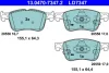 Керамічні гальмівні колодки передн, FORD FOCUS IV, KUGA III, PUMA 1.0-2.5H 01.18- ATE 13047073472 (фото 1)