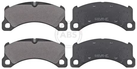 Гальмівні колодки перед. Cayenne (958)/Panamera (971)/Macan (95B) 2.0-4.8 10-23 (BREMBO) A.B.S 37918