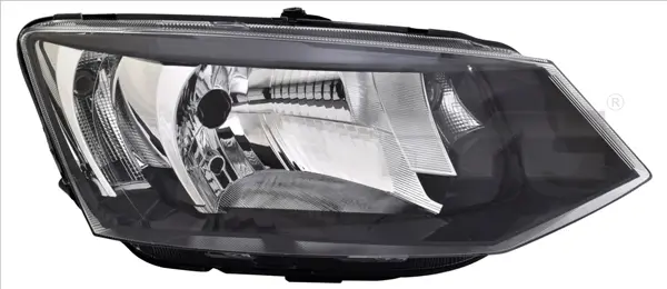 Фара лів (H4/P21W, електричн, з мотором) SKODA FABIA III 12.14-06.21 TYC 2015028052 (фото 1)