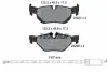Комплект гальмівних колодок задн, BMW 1 (E81), 1 (E87), 1 (E88) 2.0/3.0 09.06-12.13 TEXTAR 2392707 (фото 1)