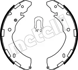 Комплект гальмівних колодок (барабанних) Metelli 53-0269 (фото 1)