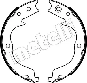 Комплект гальмівних колодок (барабанних) Metelli 53-0268 (фото 1)