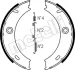 Комплект гальмівних колодок (барабанних) Metelli 53-0240K (фото 1)