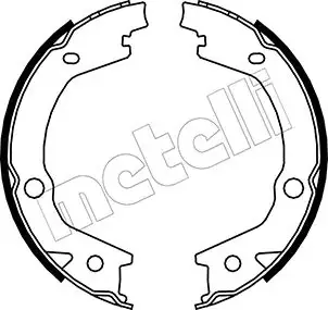 Комплект гальмівних колодок (барабанних) Metelli 53-0184 (фото 1)