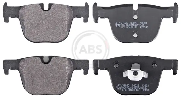 Гальмівні колодки зад. BMW 3 (F30/F31/F34) 11-18 (ATE) (123,8x59,1x17,3) A.B.S 37925 (фото 1)