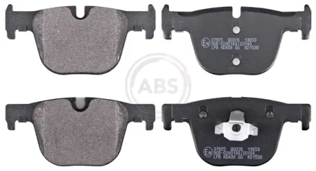 Гальмівні колодки зад. BMW 3 (F30/F31/F34) 11-18 (ATE) (123,8x59,1x17,3) A.B.S 37925