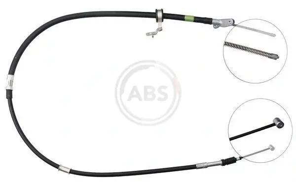 Трос ручного гальма зад. RAV 4 II 00-05 Л. (диск) (1425/1180) A.B.S K19397 (фото 1)