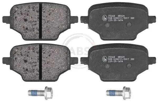 Гальмівні колодки зад. BERLINGO/PARTNER/COMBO E 1.5-1.6 18- (LUCAS/TRW) A.B.S 35268 (фото 1)
