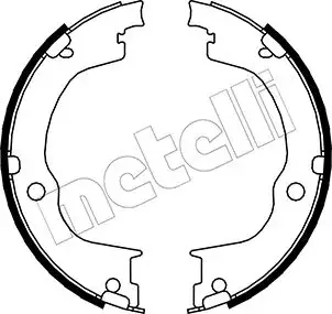 Комплект гальмівних колодок (барабанних) Metelli 53-0317 (фото 1)