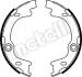 Комплект гальмівних колодок (барабанних) Metelli 53-0185 (фото 1)