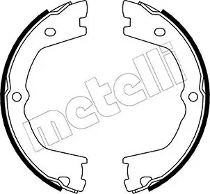 Комплект гальмівних колодок (барабанних) Metelli 53-0086 (фото 1)