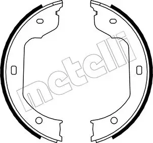 Комплект гальмівних колодок (барабанних) Metelli 53-0019 (фото 1)