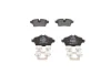 Комплект гальмівних колодок задн, MINI (R56), (R57), (R58), (R59), CLUBMAN (R55), CLUBVAN (R55) 1.4-2.0D 09.06-06.15 BOSCH 0986494645 (фото 1)