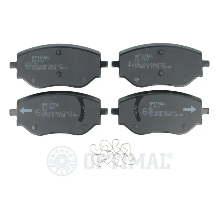Гальмівні колодки дискові Optimal BP-12827 (фото 1)