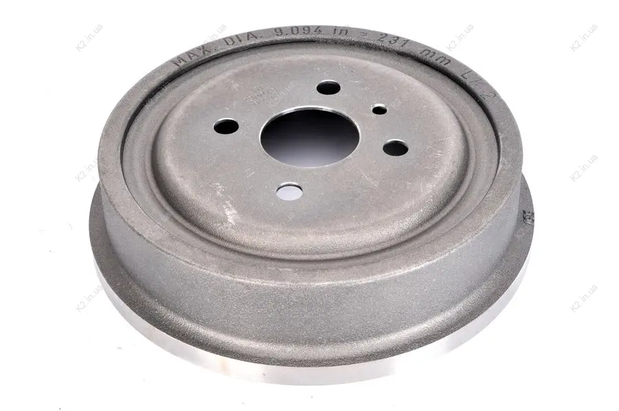 Гальмівний барабан задн OPEL ASTRA F, ASTRA F CLASSIC, ASTRA G, ASTRA G CLASSIC, COMBO, COMBO TOUR, VECTRA B 1.2-2.0D 09.91- ATE 24022300132 (фото 1)