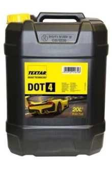 Гальмівна рідина DOT4 20L TEXTAR 95002500