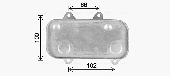 Масляний радіатор PORSCHE 911, BOXSTER, BOXSTER SPYDER, CAYMAN 2.5-3.4 09.96-12.12 AVA COOLING PR3097 (фото 1)