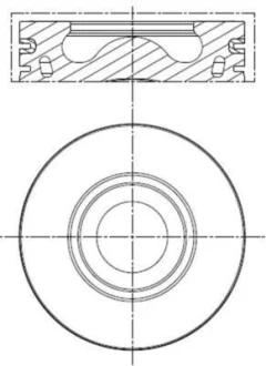 Поршень MAHLE KNECHT 013 PI 00137 000