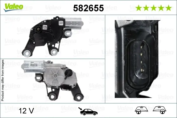 Двигун склоочисника Valeo 582655 (фото 1)