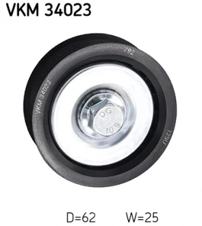 Ролик модуля натягувача ременя SKF VKM 34023