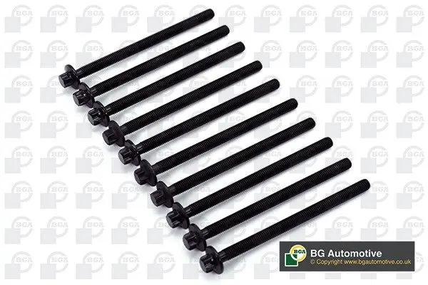 Комплект болтів з головкою системи TORX з чорного металу BGA BK2359 (фото 1)