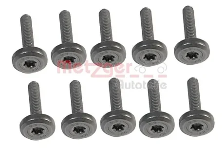Комплект болтів з головкою системи TORX з чорного металу METZGER 8029030