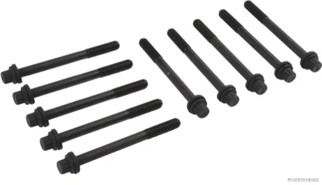 Комплект болтів з головкою системи TORX з чорного металу JAKOPARTS J1285007