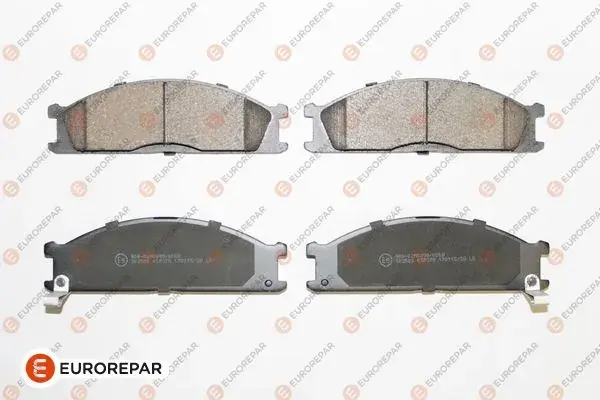 Колодки гальмівні дискові (комплект 4 шт) Eurorepar 1617265880 (фото 1)