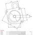 Кришка стартера As-pl SBR3095S (фото 3)