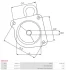 Кришка стартера As-pl SBR0324S (фото 3)