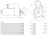 Стартер As-pl S1071S (фото 5)