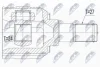 Внутрішній шрус hyundai santa fe 12 azera 11, npwhy538 Nty NPWHY558 (фото 1)