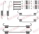 Монтажний набір гальмівної колодки NISSAN MICRA V RENAULT CAPTUR I 0.9-1.6 06.13- QUICK BRAKE 1050076 (фото 1)