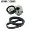 Комплект поліклиновий (ремінь+ролики) SKF VKMA 35045 (фото 1)