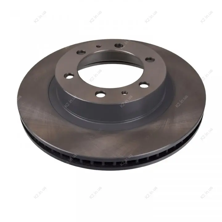 Диск гальмівний передн лів/прав TOYOTA 4 RUNNER IV, FJ CRUISER, FORTUNER, HILUX VII, HILUX VIII, TACOMA 2.4D-4.7 08.02- FEBI 108411 (фото 1)